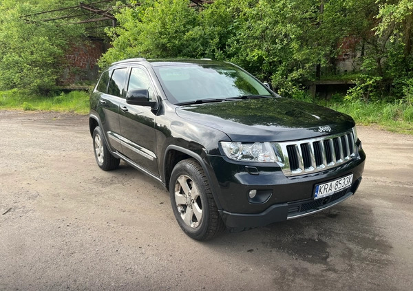 Jeep Grand Cherokee cena 62000 przebieg: 169388, rok produkcji 2012 z Biskupiec małe 106